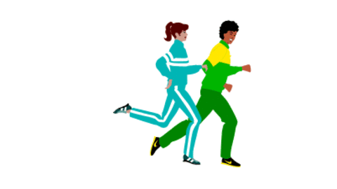 Free animated running.