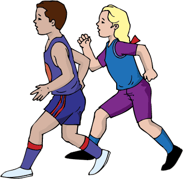 Family running clipart free clipart images