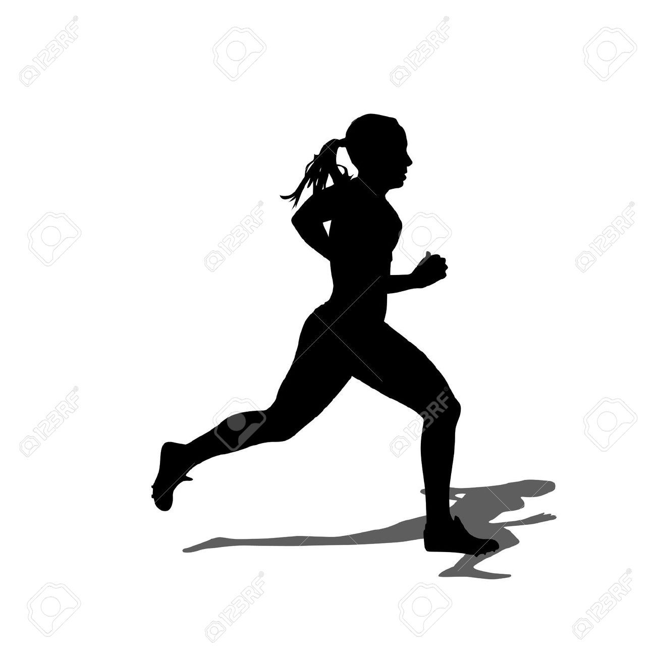 Female Athletes Stock Vector Illustration And Royalty Free