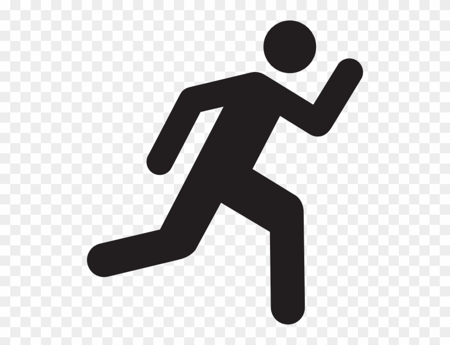 Person running runner.