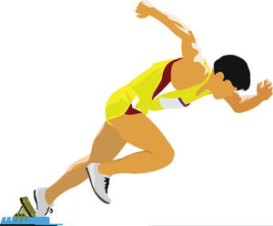Person Running Clipart