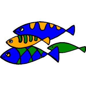 Fish School clipart, cliparts of Fish School free download