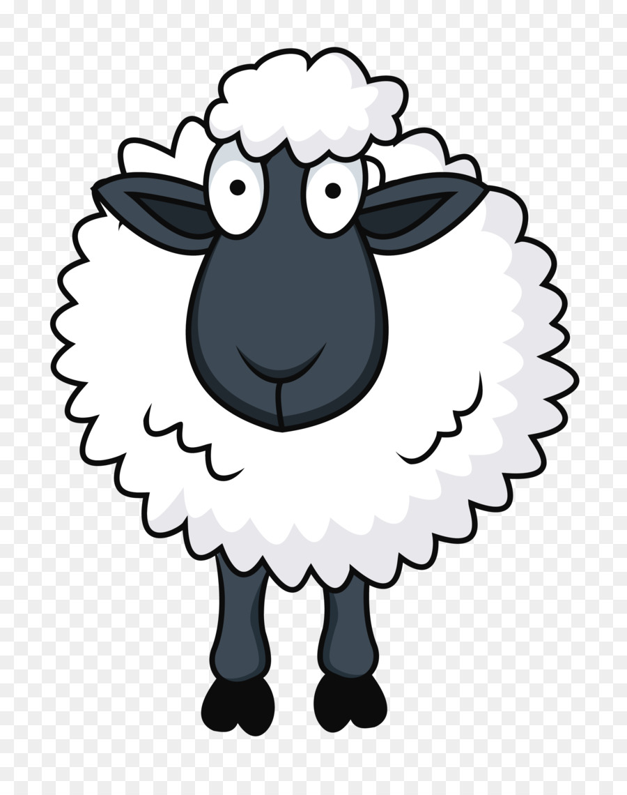 Cartoon clipart sheep.