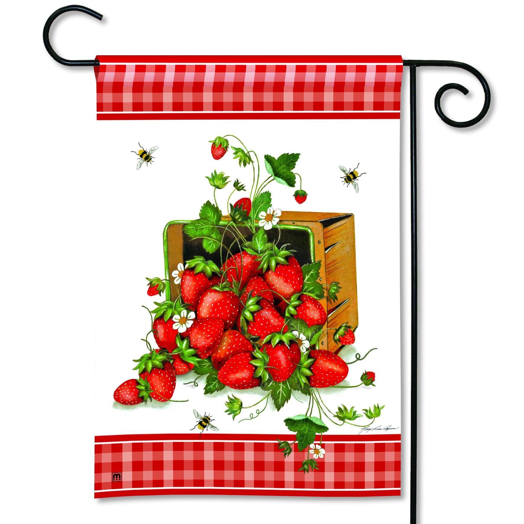 Strawberry Garden Flag