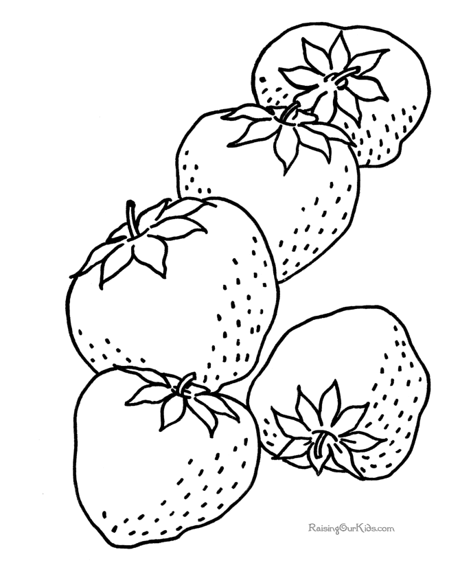 Free Strawberry Pictures To Color, Download Free Clip Art