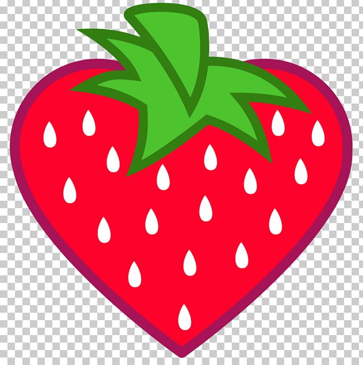 Heart shape strawberry.