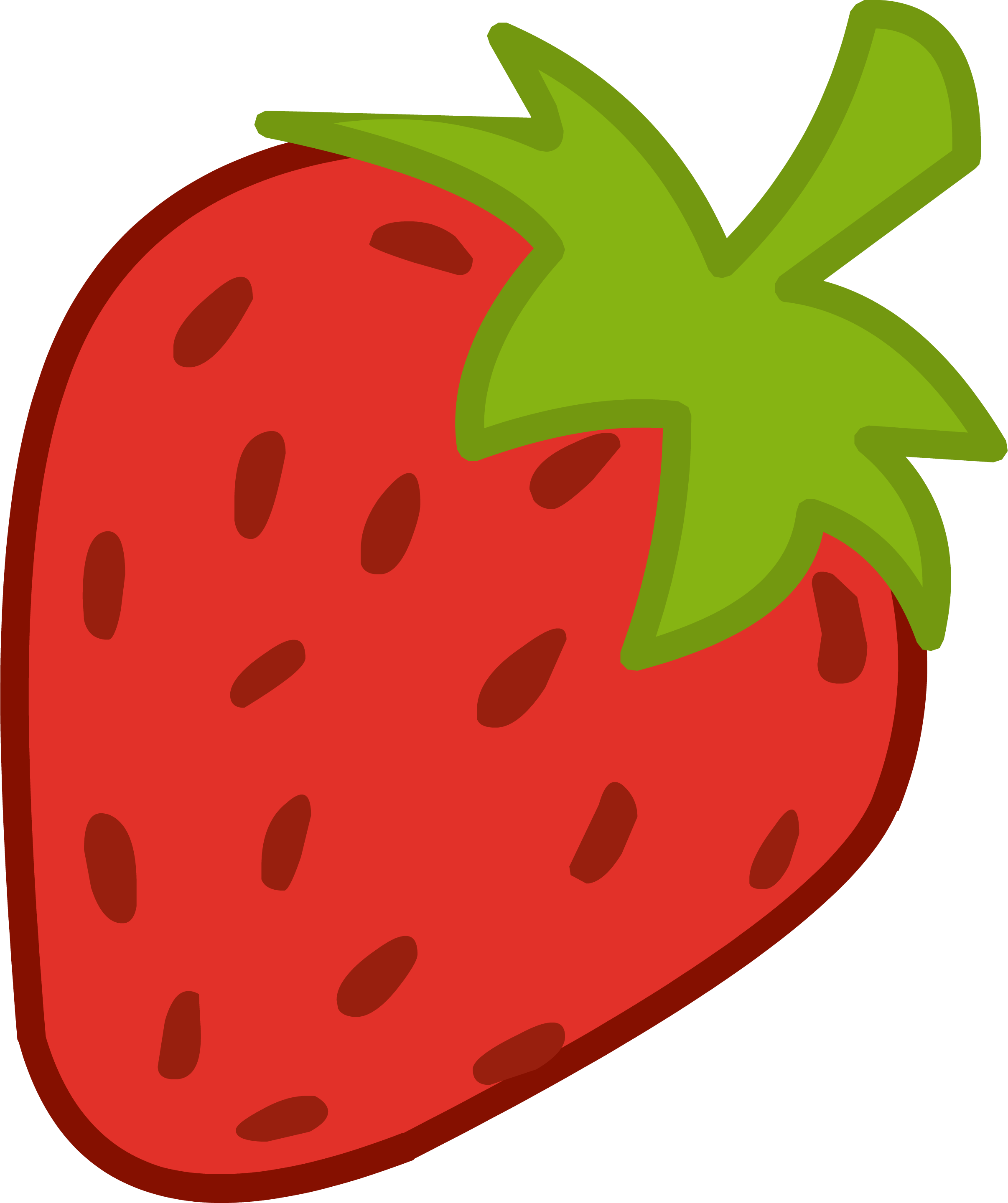 Strawberry drawing images.