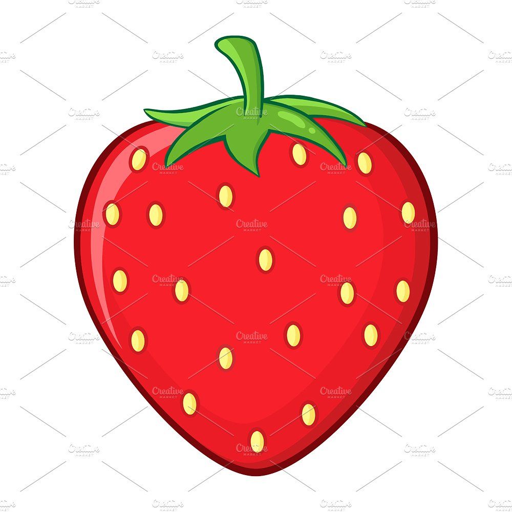 Strawberry fruit simple.