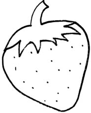 Strawberries clipart outline, Strawberries outline