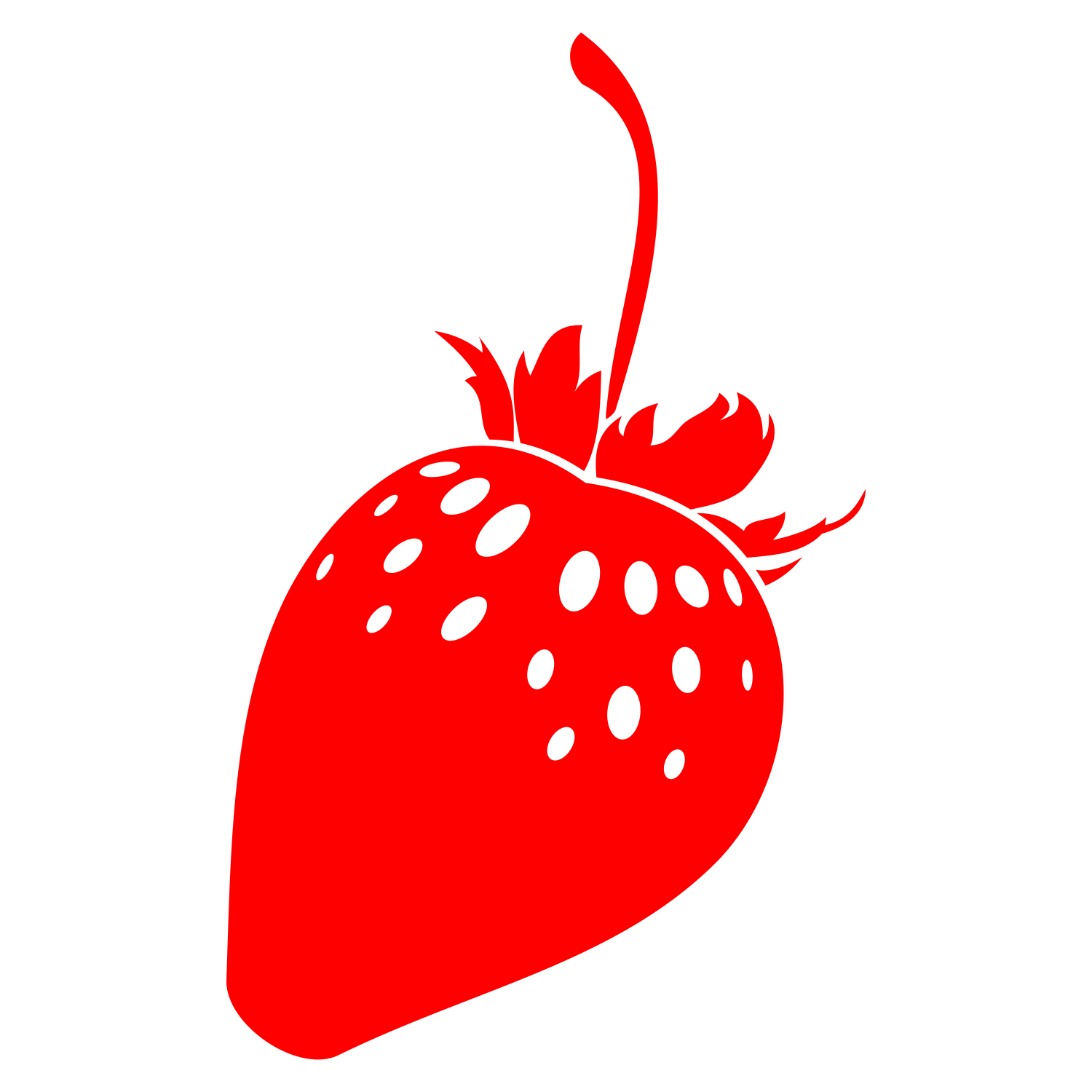 free strawberry clipart vector