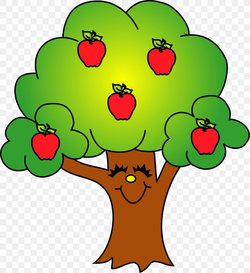 Apple tree fruit.