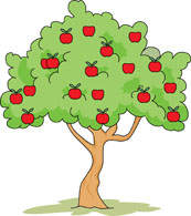 free tree clipart apple