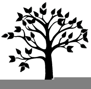 Clipart Trees Black And White Free