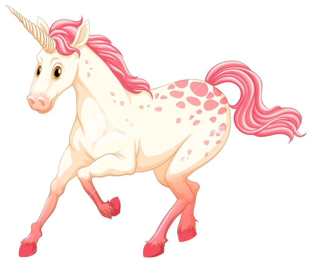 Illustration of a beautiful unicorn Royalty