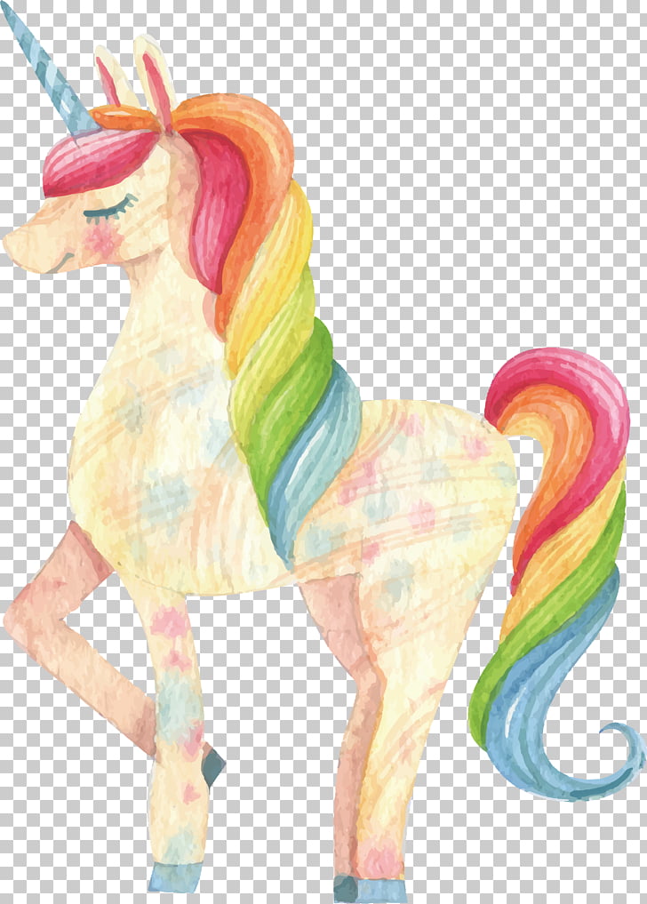 Unicorn Drawing, Elegant Unicorn, multicolored unicorn PNG