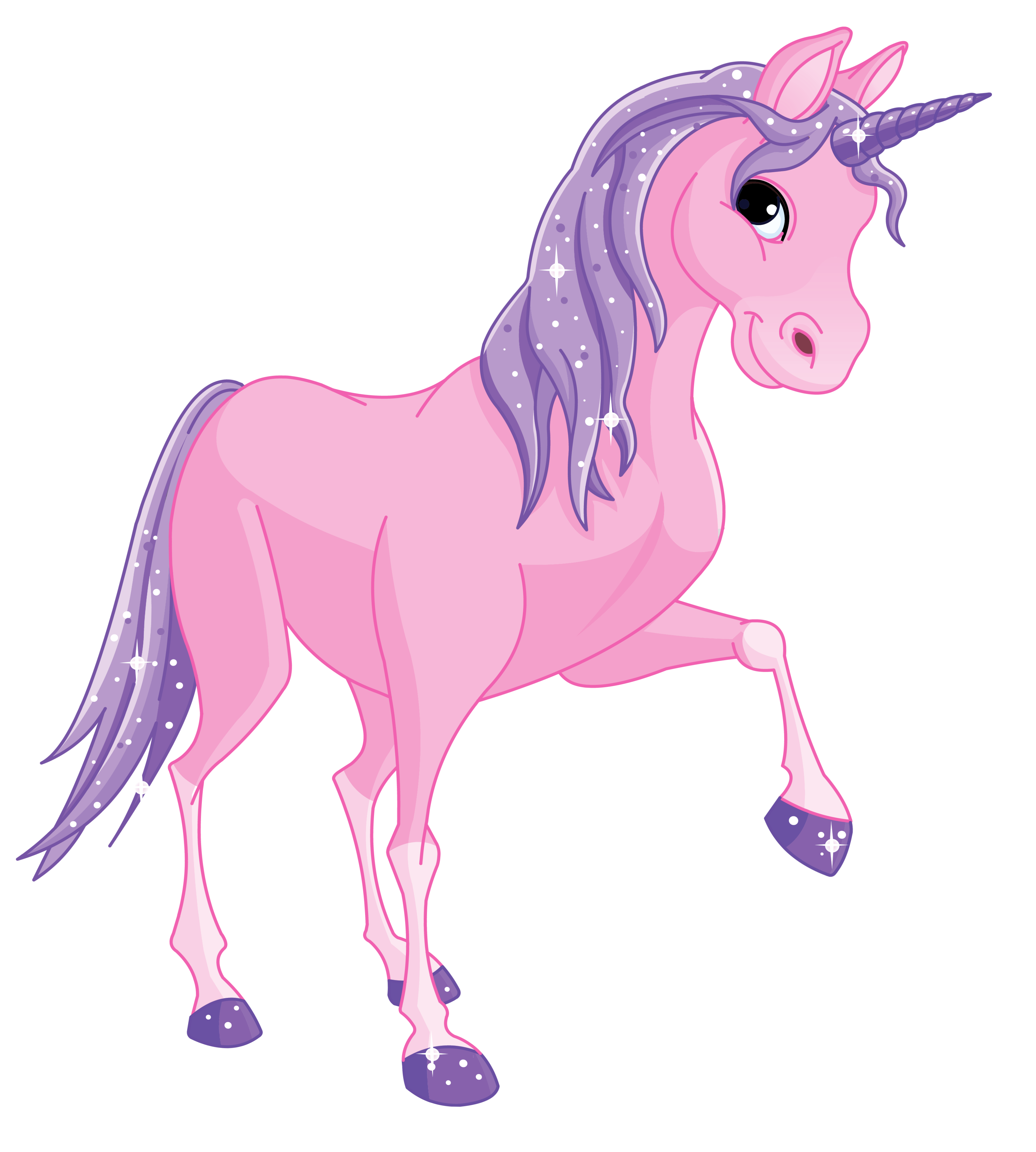 Unicorn pony clip.