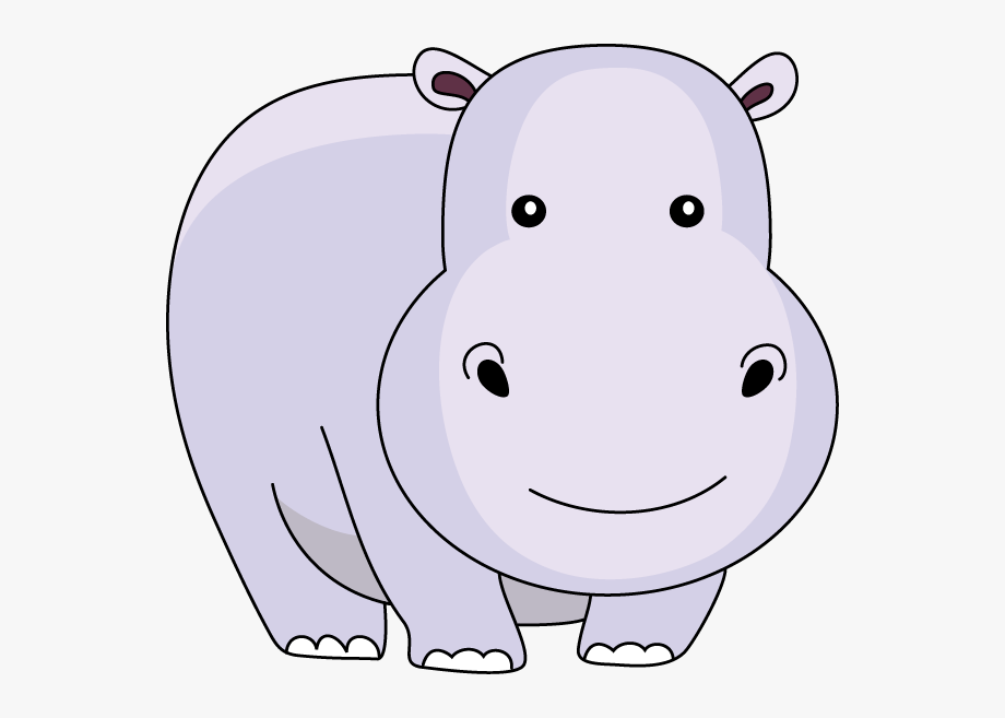 Hippo clipart the.