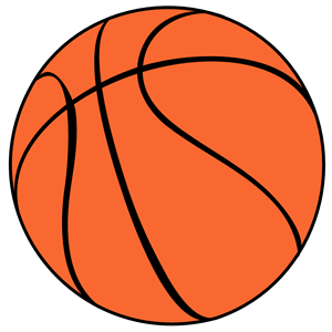 Another basketball clipart.