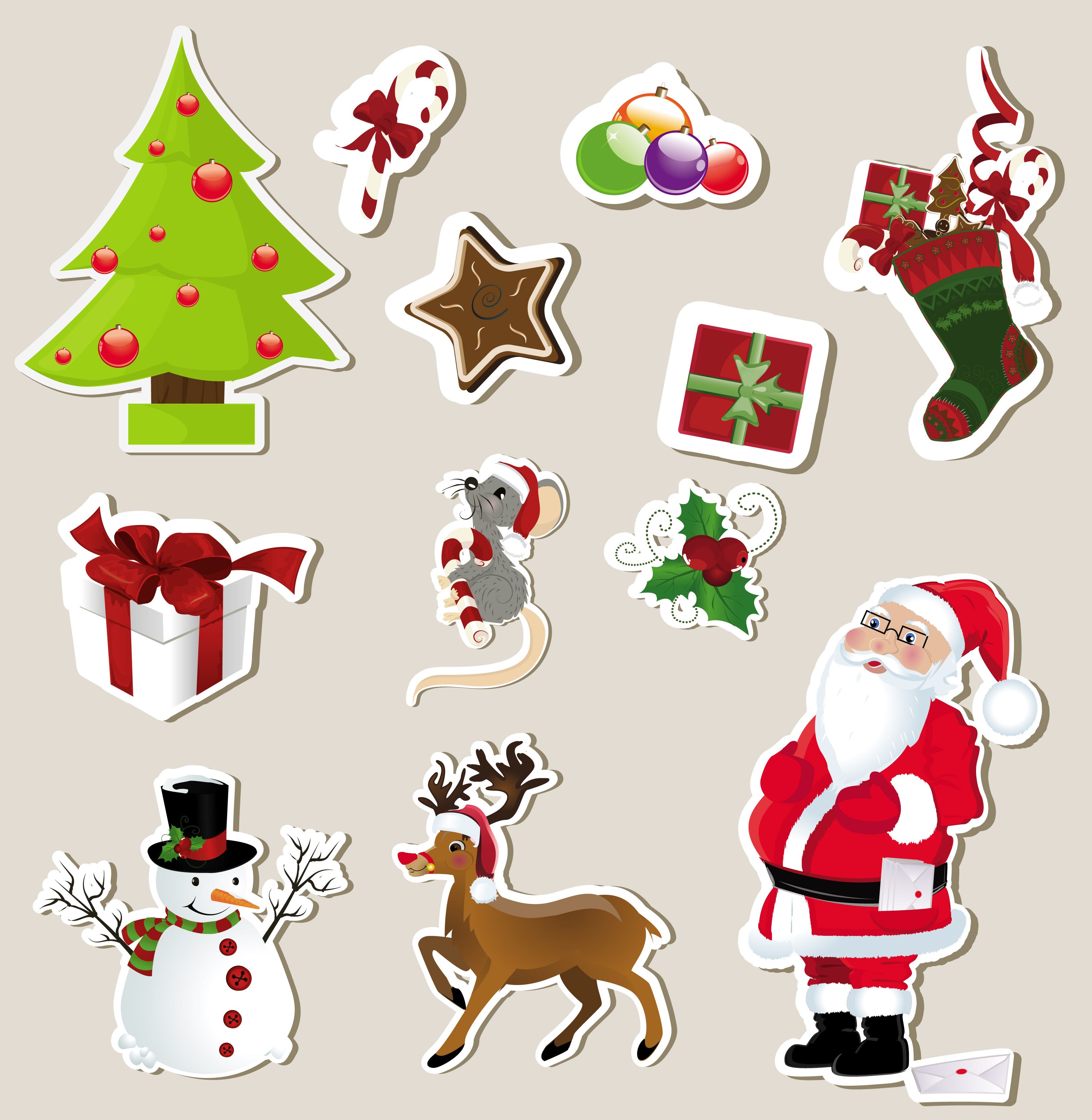 free vector clipart christmas