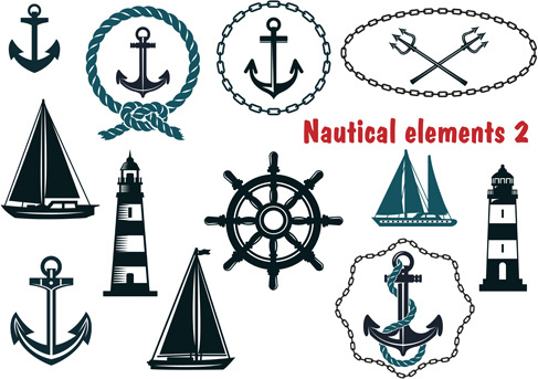 Nautical vectors free.