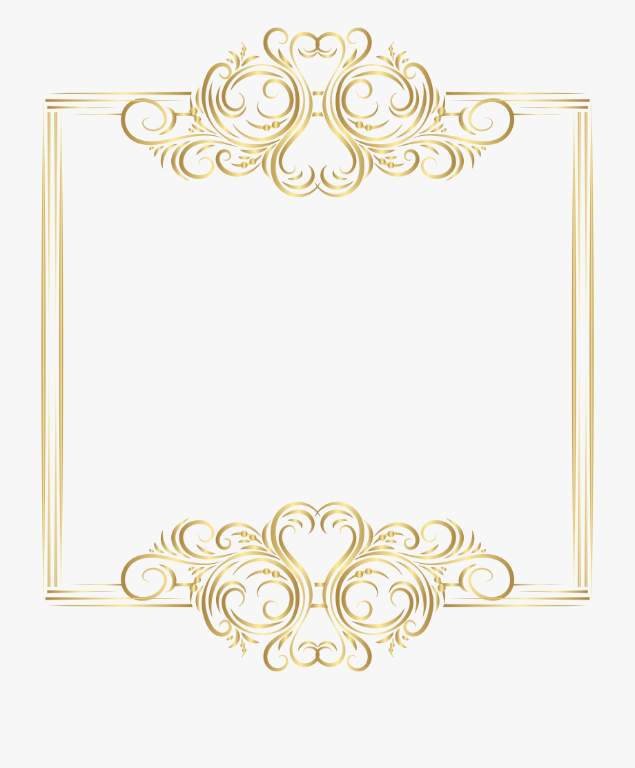 Wedding Card Border Png Picture