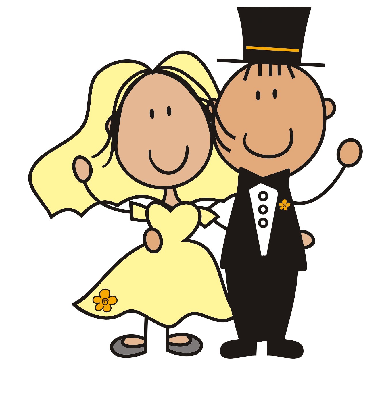 free wedding clipart married