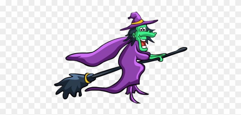 Halloween witch clipart.