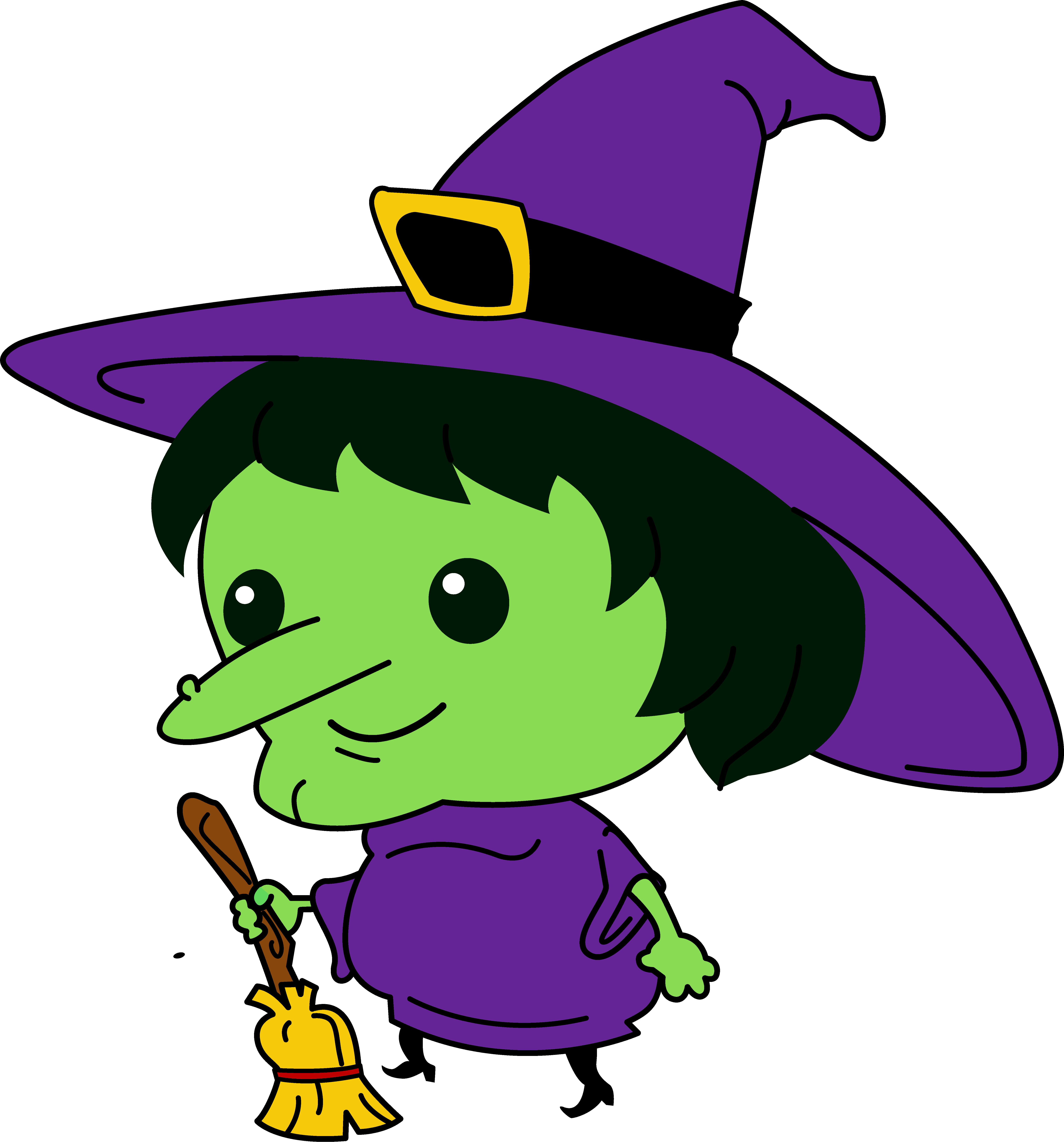 Free witch cliparts.