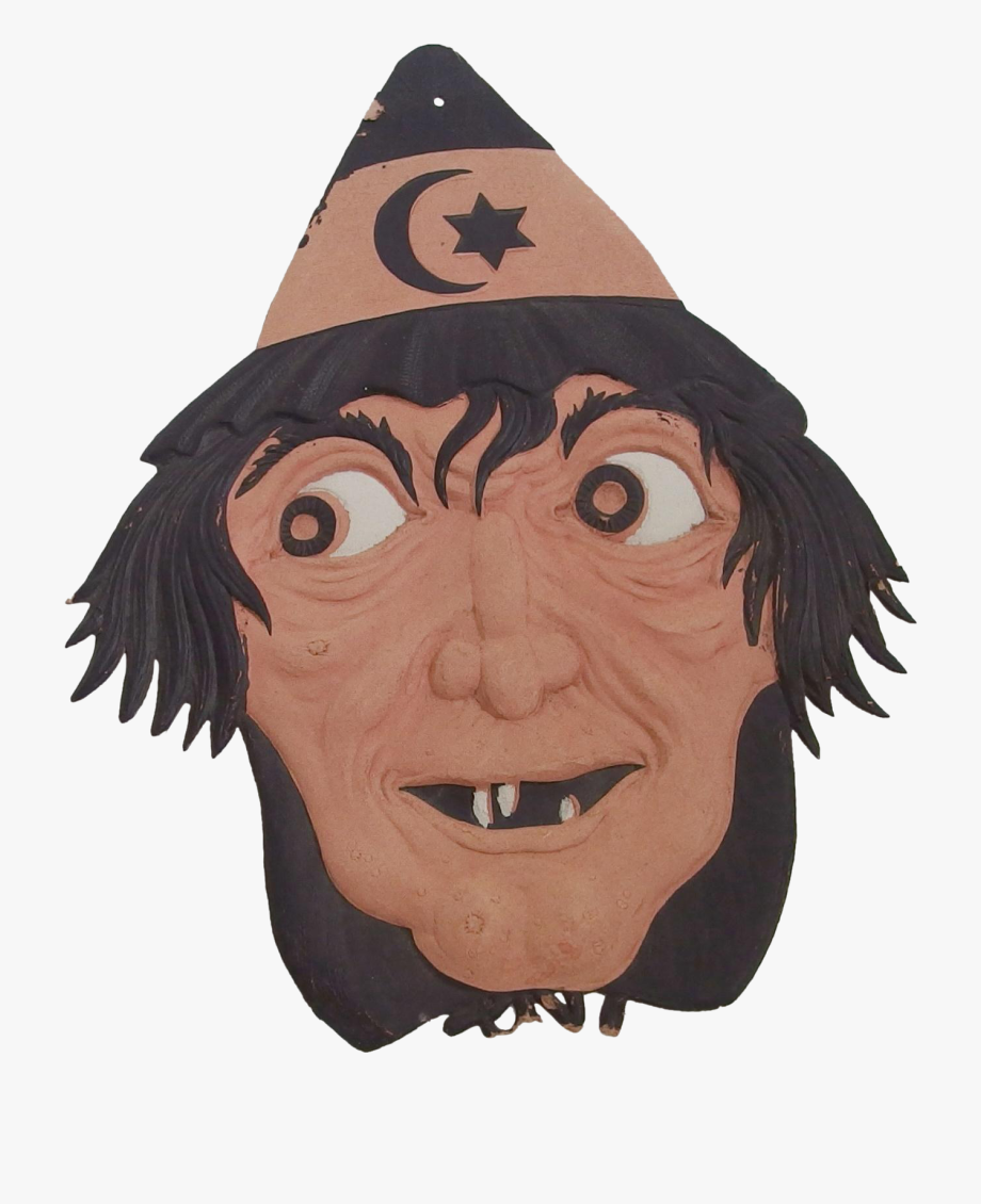 Witch Face Transparent Background