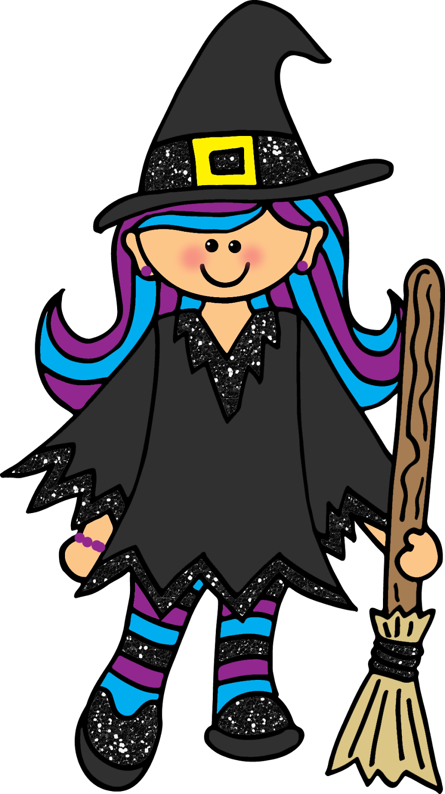 free witch clipart hunt