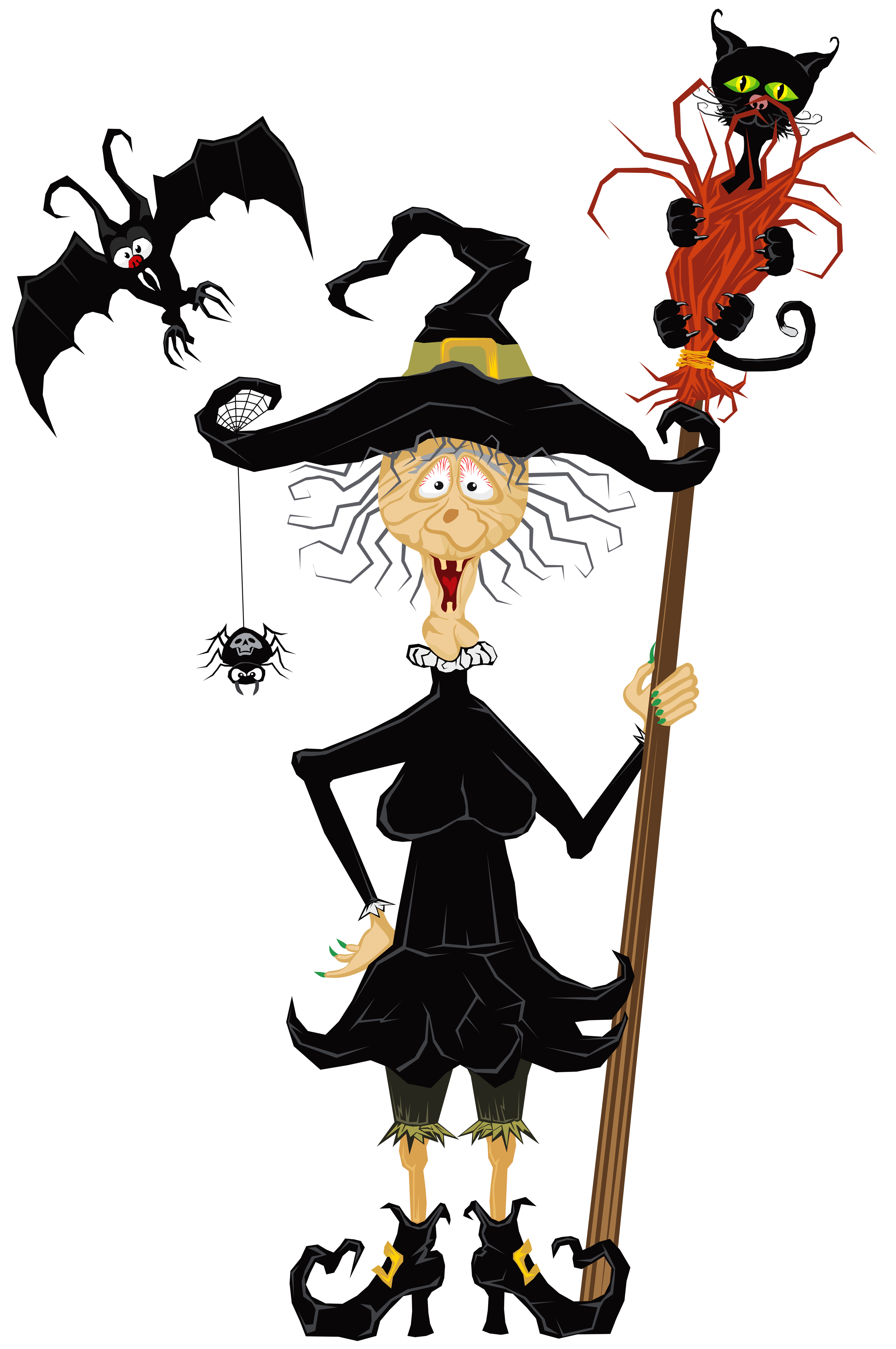 Graphics halloween witches.