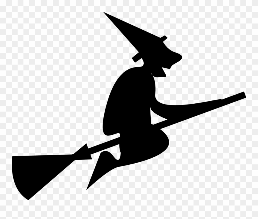 Witches Free Stock Photo Illustration Of A Flying Witch