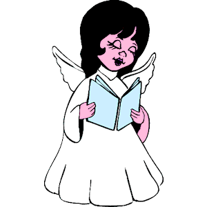 Angel Singing clipart, cliparts of Angel Singing free