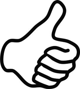 freeware clipart thumbs up