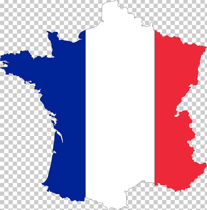 Flag france map.