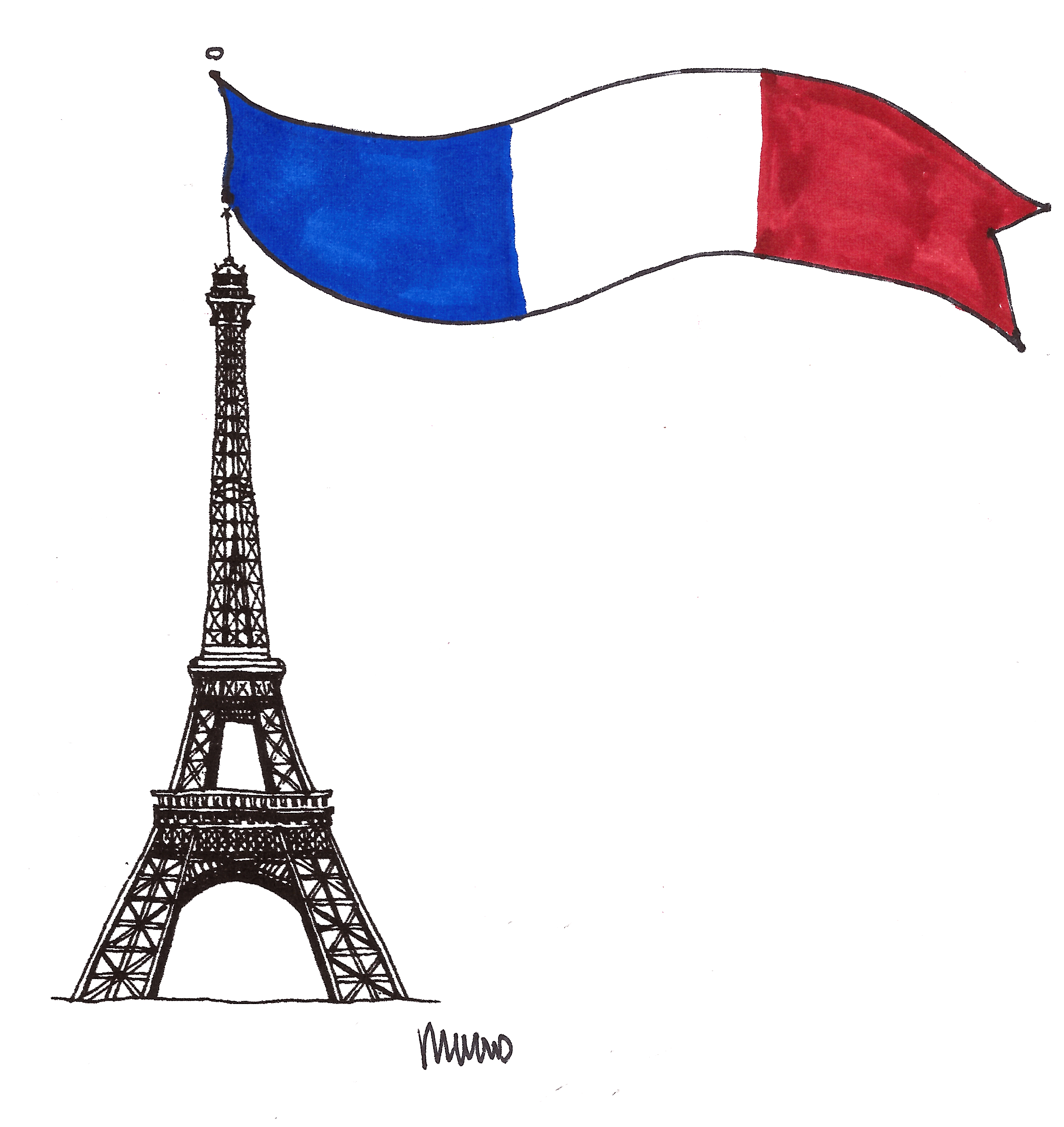 French Flag Clipart