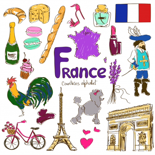 France Culture Map Printable