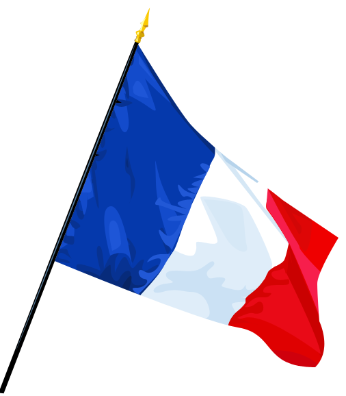 french flag clipart icon