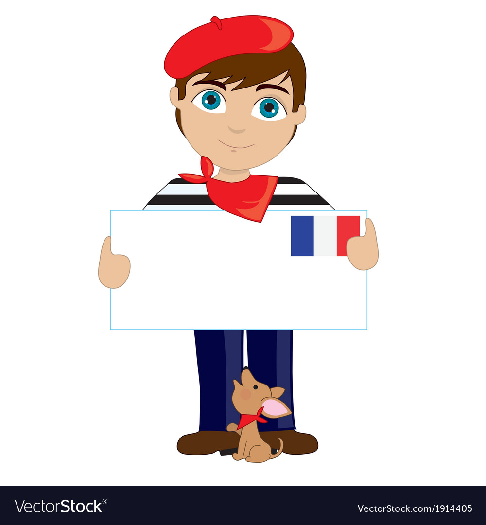 French boy sign.