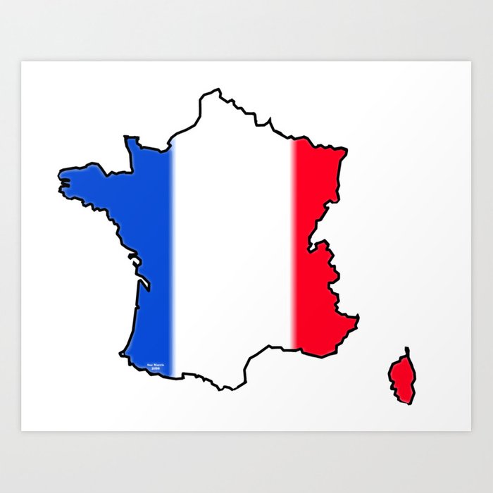 France map with.
