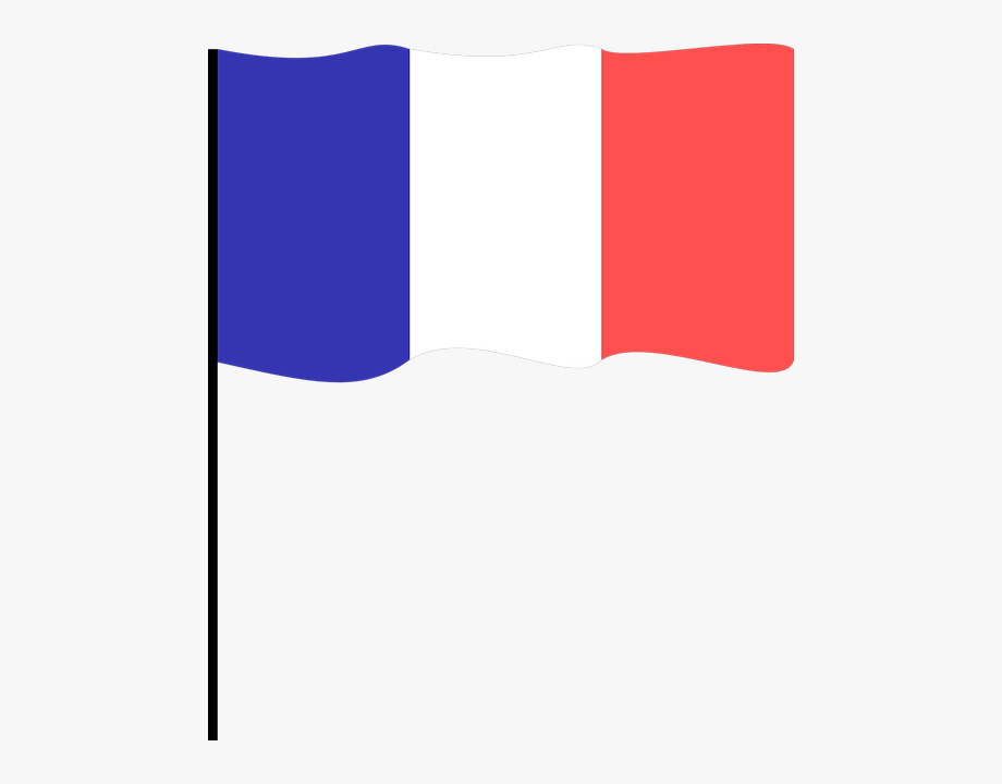 french flag clipart vector