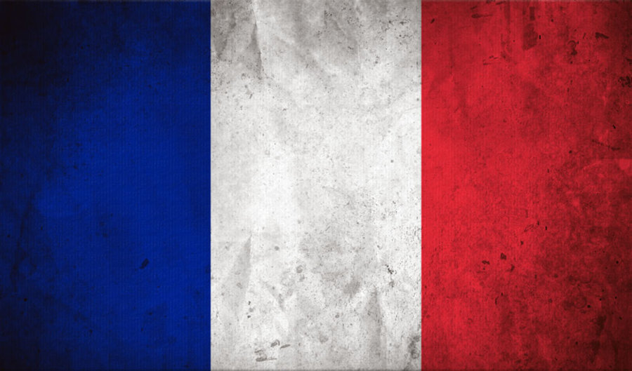 french flag clipart vintage