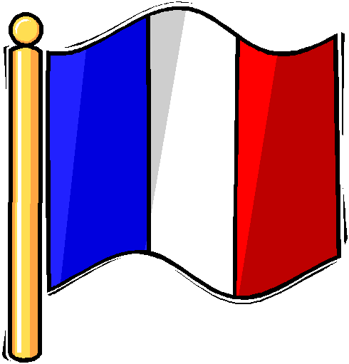 French flag clipart.