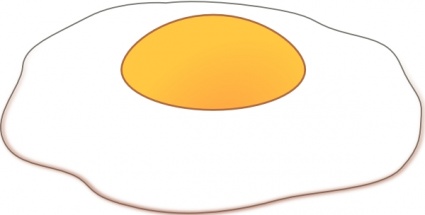 Sunny Side Up clip art free vector