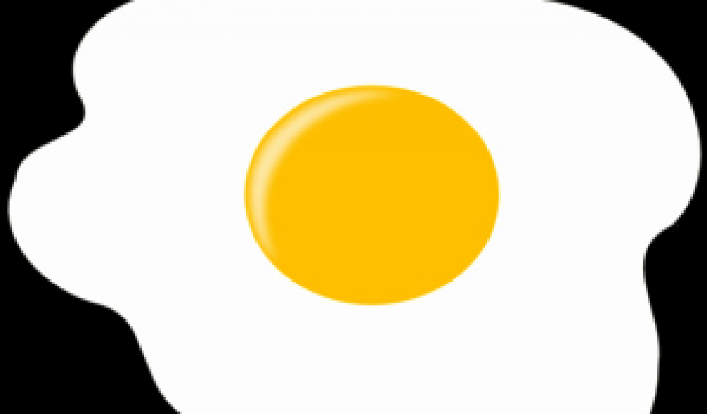 New Egg Clipart Black and White