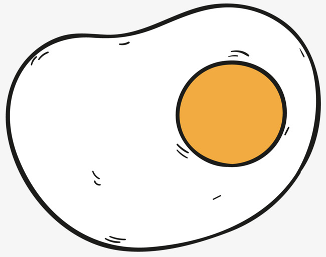 Collection fried egg.