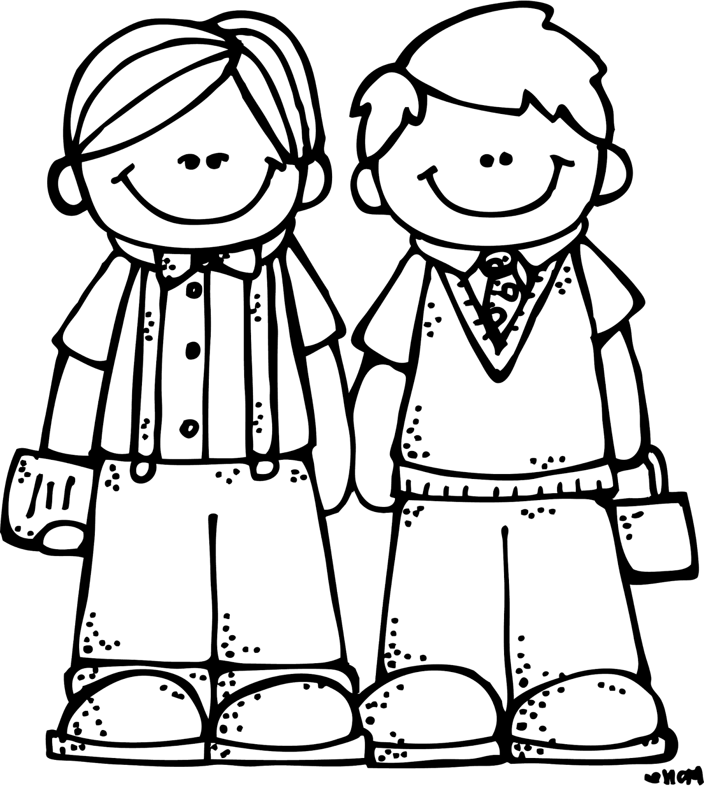 Friendship clipart black and white, Friendship black and