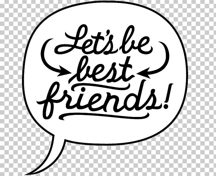 friends clipart black and white calligraphy