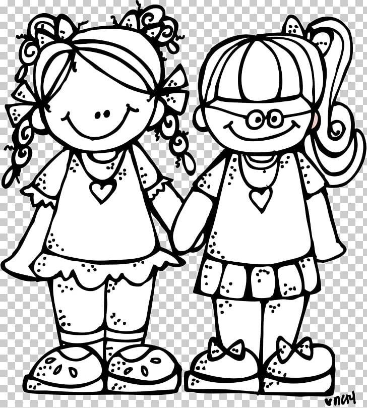 Black And White Friendship Hug PNG, Clipart, Best Friends