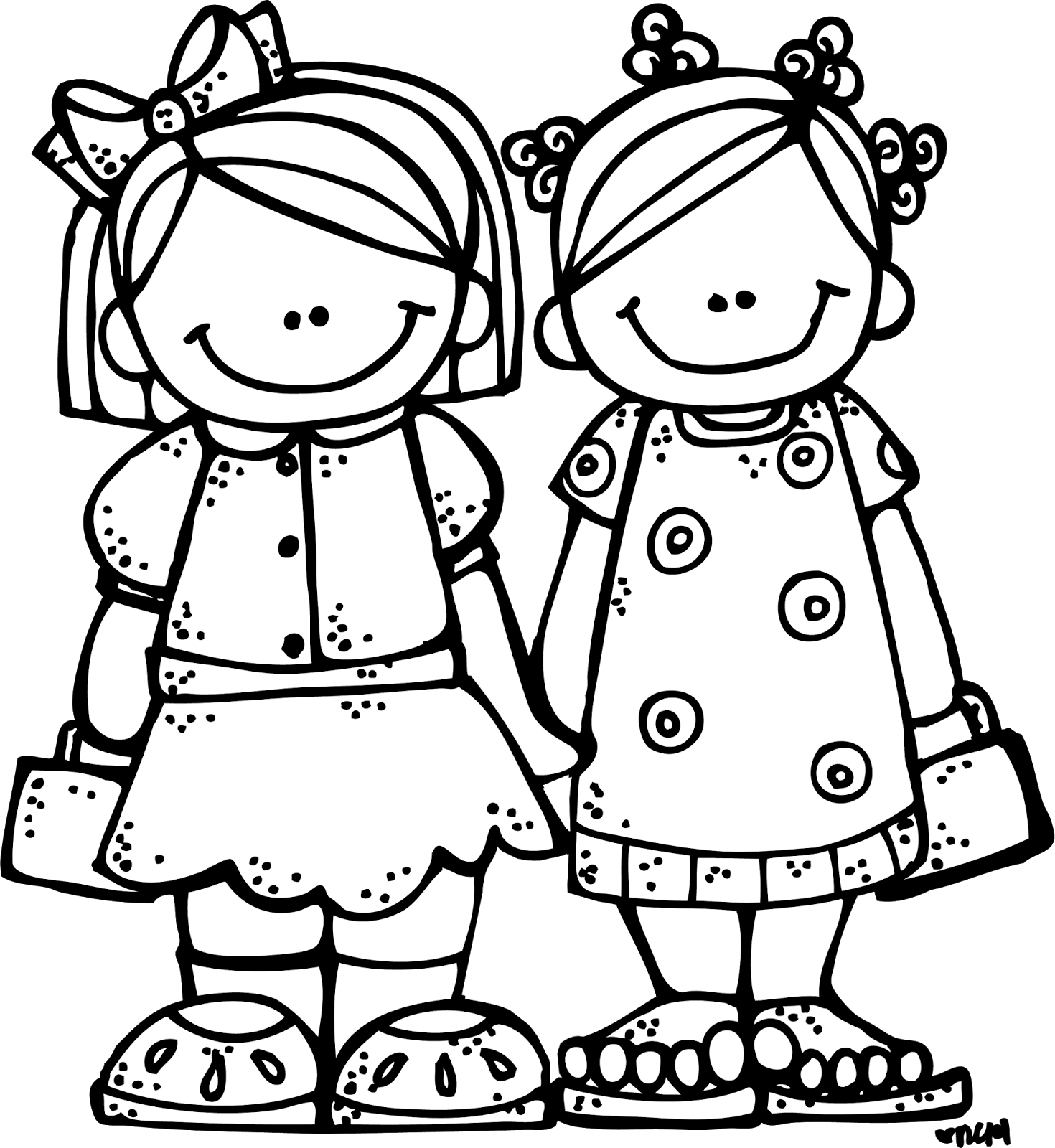 Free Best Friend Clipart Black And White, Download Free Clip